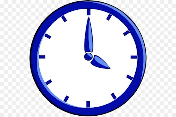 blue clock clip art electric blue circle