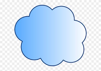 Blue Cloud Clip Art At Clker - Blue Cloud Clipart