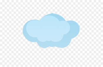 Blue Cloud Sky Pattern - Cartoon Cloud 
