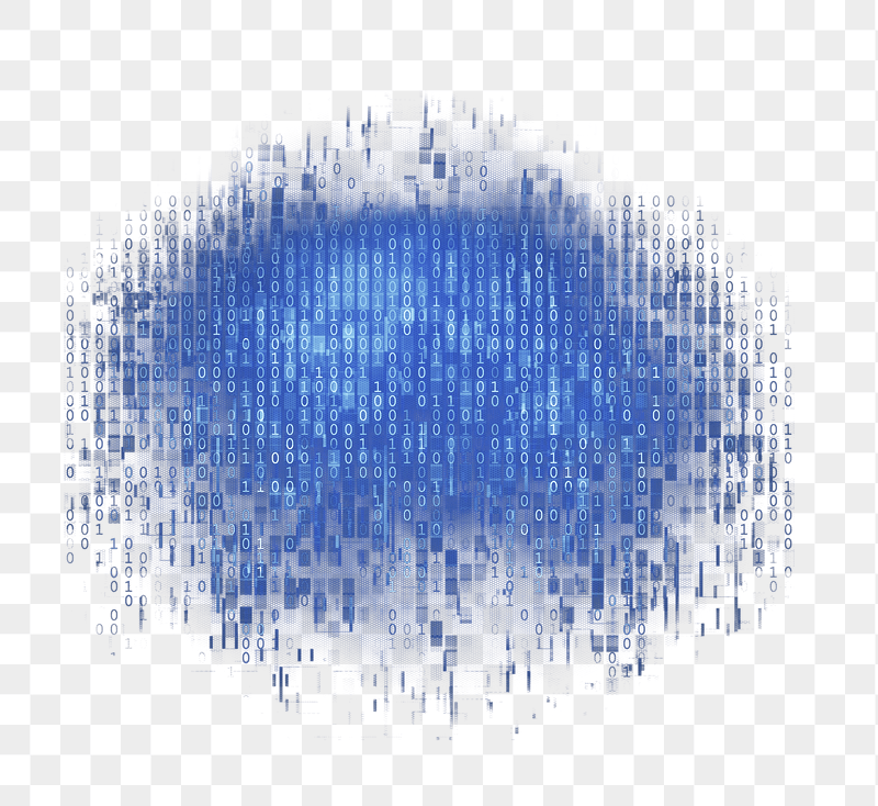 Blue code png sticker, transparent | Free PNG - rawpixel