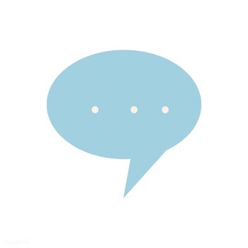Blue color speech bubble graphic illustration | Free stock vector - 429357