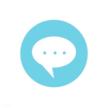 Blue color speech bubble graphic illustration | Free stock vector - 429476