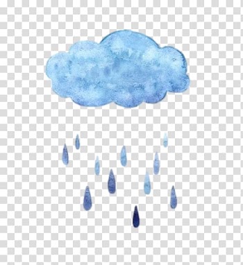 Blue Color, watercolor cloud transparent background PNG clipart
