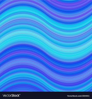 Blue colored abstract wave background design vector image