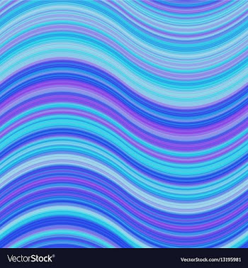 Blue colored abstract wave background design vector image