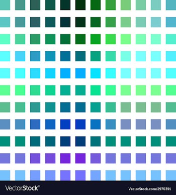 Blue colors vector image