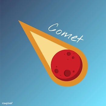 Blue comet free | Free stock vector - 250163