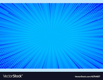 blue comic background with lines halftone