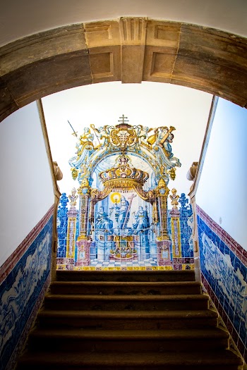 Blue Concrete Stair