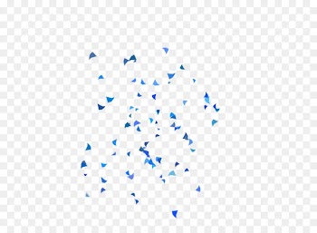 Blue Confetti Party New Year Clip art - confetti 