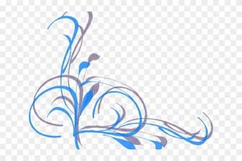 Blue Corner Clipart Border