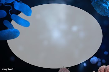 Blue coronavirus frame transparent png | Free  transparent png - 2310016