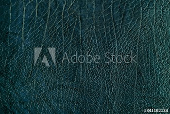 Blue creased leather textured background