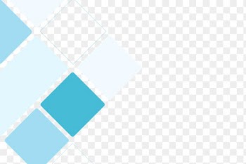 Blue cubic border transparent png corporate business
