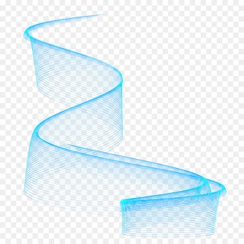 Blue Curve Clip art - Blue Ribbon curve 