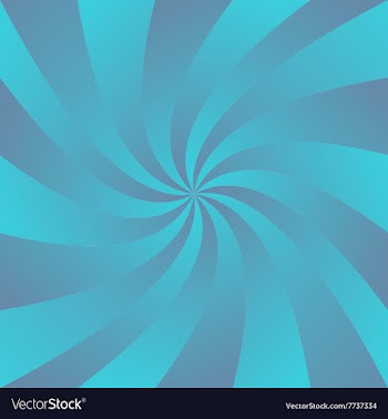Blue curved ray design background vector image