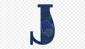 Blue Denim Jeans - Alphabet
