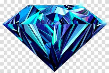 Blue Diamond PNG High-Quality Image