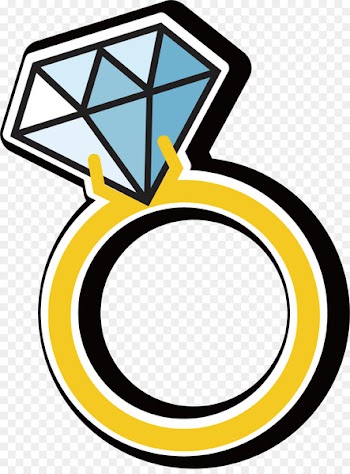 Blue diamond Ring Gemstone - Diamond Ring Vector 