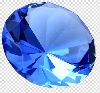 Blue diamond transparent background PNG clipart