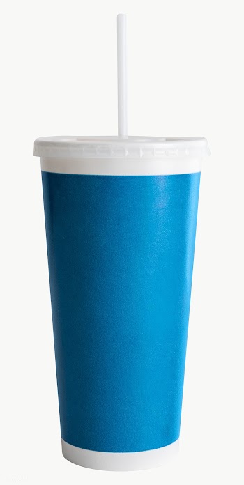 Blue disposable soft drink cup | Free  transparent png - 2364078