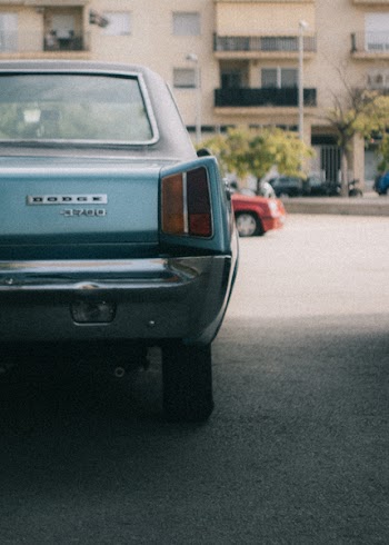 Blue Dodge 3700 Sedan