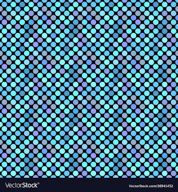 Blue dot pattern background design - abstract cyan vector image