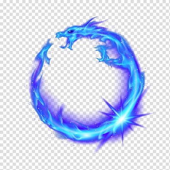 Blue dragon illustration, Flame Fire Combustion, Blue Dragon transparent background PNG clipart