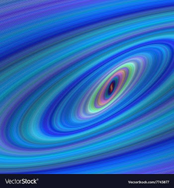 Blue ellipse galaxy design background vector image