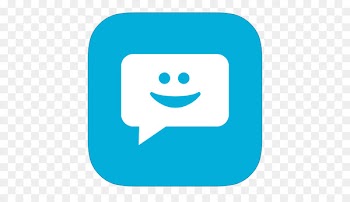 blue emoticon area text - MetroUI Apps Messaging 