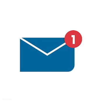 Blue envelope with notification graphic illus.. | Free stock vector - 429493