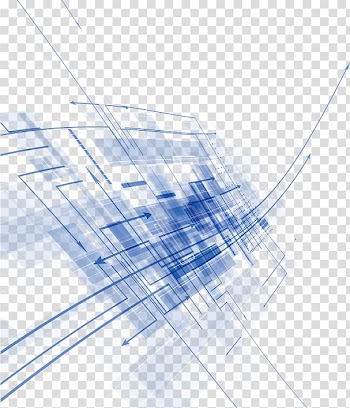 Blue Euclidean , Abstract background material, blue and white digital line transparent background PNG clipart