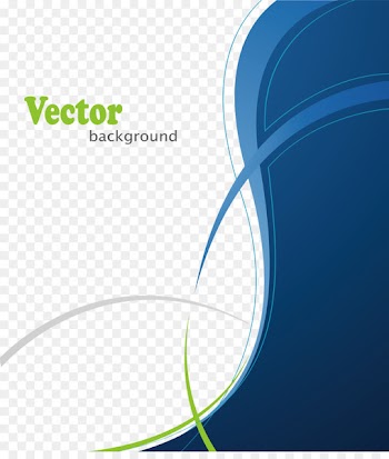 Blue Euclidean vector Poster - Vector blue line 