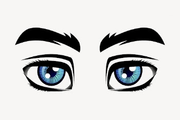 Blue eyes clipart, cartoon character | Free PSD - rawpixel