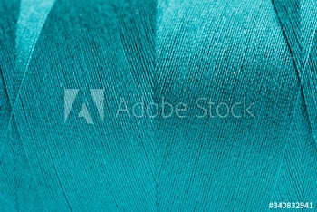 Blue fabric closeup