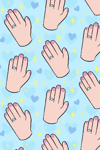 Blue feminine background, woman&rsquo;s hand | Free Vector - rawpixel