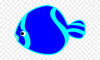 Blue Fish Cliparts - Fish Clipart