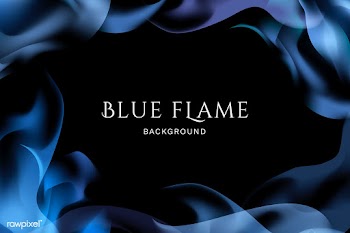 Blue flame background | Free stock vector - 591711