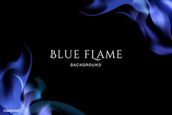 Blue flame background | Free stock vector - 591818