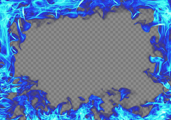 Blue Flame Transparent Image