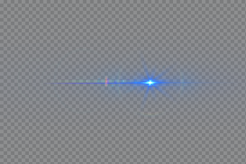 Blue Flare Free PNG Image