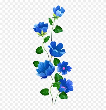 Яндекс - Фотки - Blue Flower Border