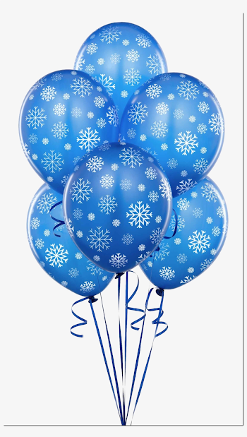 Blue Flower Bouquet Balloon Birthday Party Clipart - Boy First ...