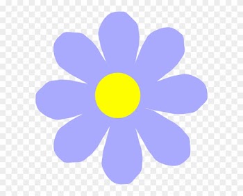 Blue Flower Clipart Petal - Flower With 8 Petals Clipart