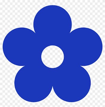 Blue Flowers Clip Art Clipart Best - Dark Blue Flower Clipart