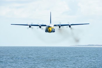 Blue Flying Airplane