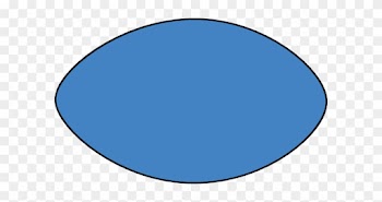 Blue Football Outline Clipart Free Clip Art Images - Blue American Football Outline