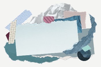 Blue frame background, aesthetic paper | Free PSD - rawpixel