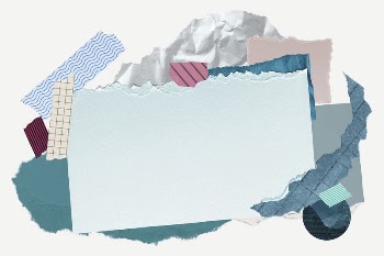 Blue frame background, aesthetic paper | Free PSD - rawpixel