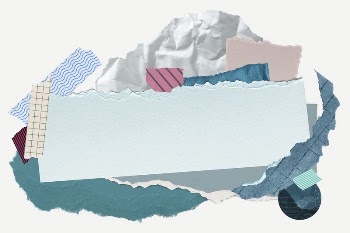 Blue frame background, aesthetic paper | Free PSD - rawpixel